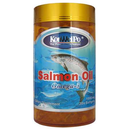 金蓋Ω-3三文魚油 (Ω-3 Salmon Fish Oil) 300's
