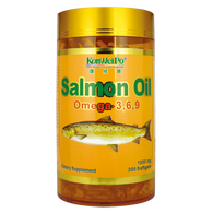 金蓋Ω-3,6,9三文魚油 (Ω-3,6,9 Salmon Fish Oil) 300's