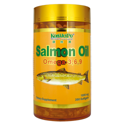 金蓋Ω-3,6,9三文魚油 (Ω-3,6,9 Salmon Fish Oil) 300's
